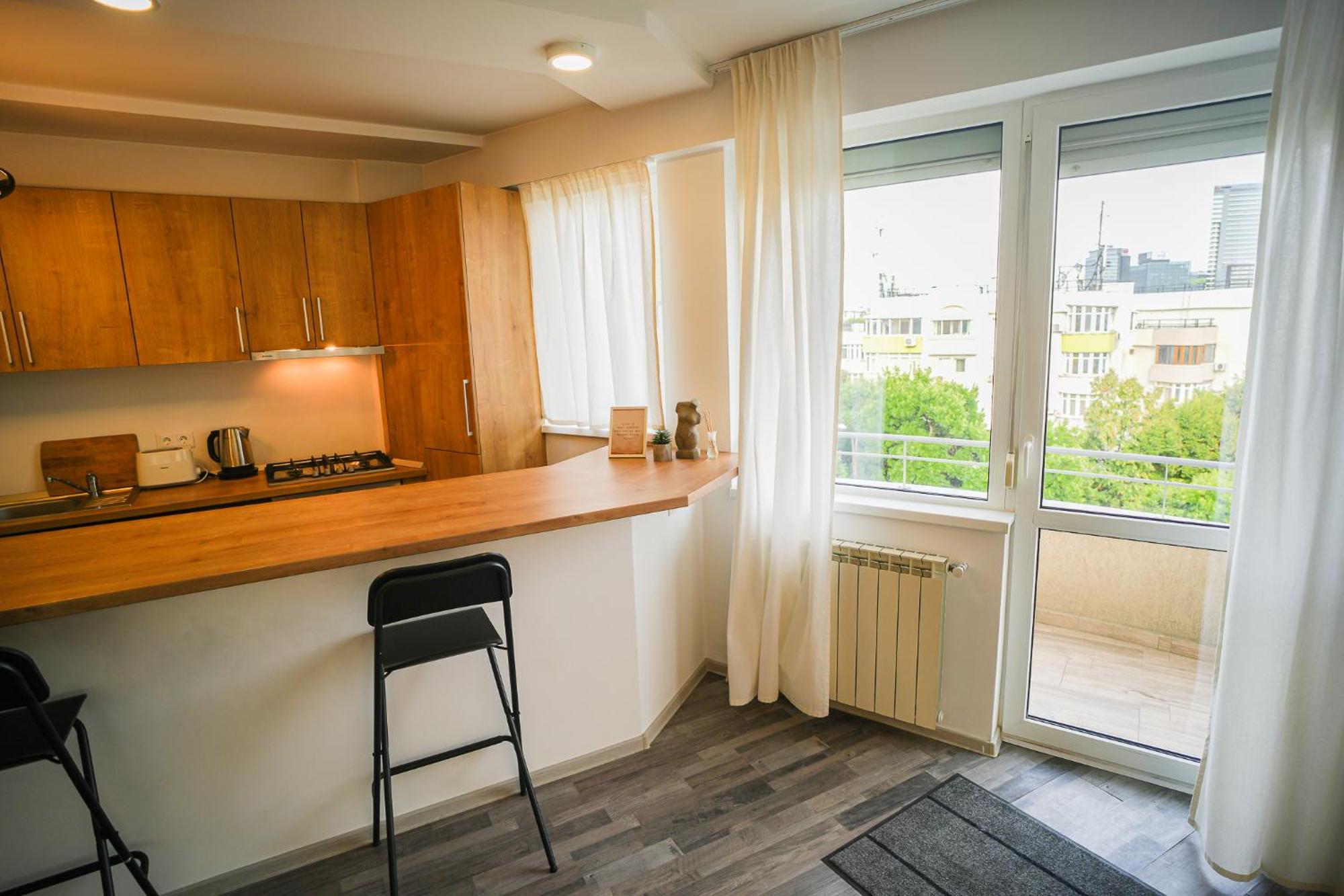 Penthouse With Huge Rooftop Terrace & City View Букурещ Екстериор снимка