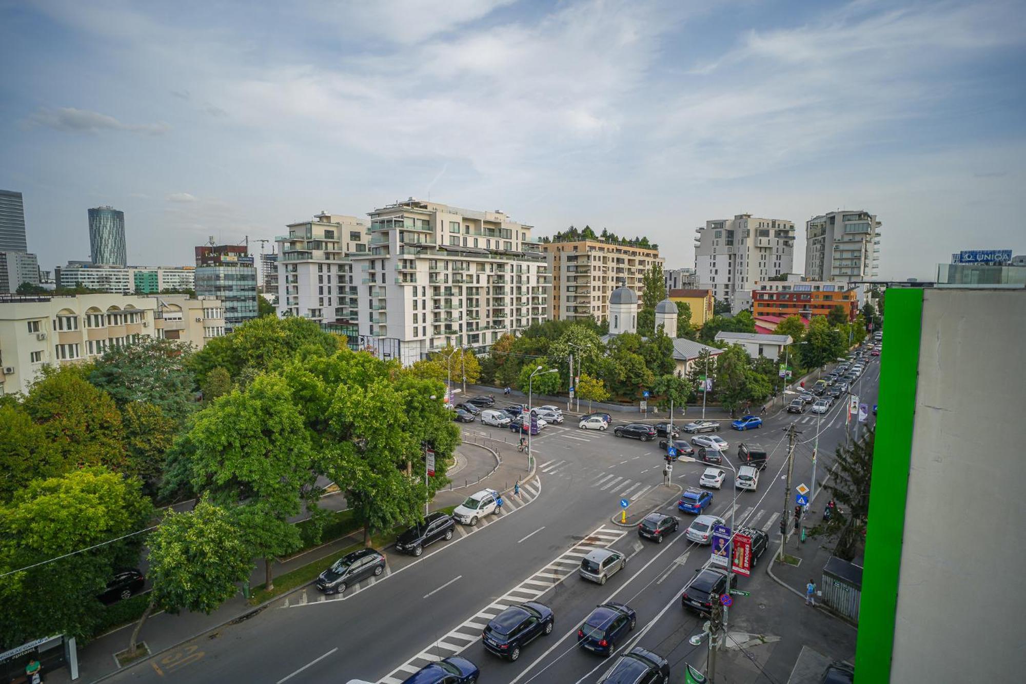 Penthouse With Huge Rooftop Terrace & City View Букурещ Екстериор снимка