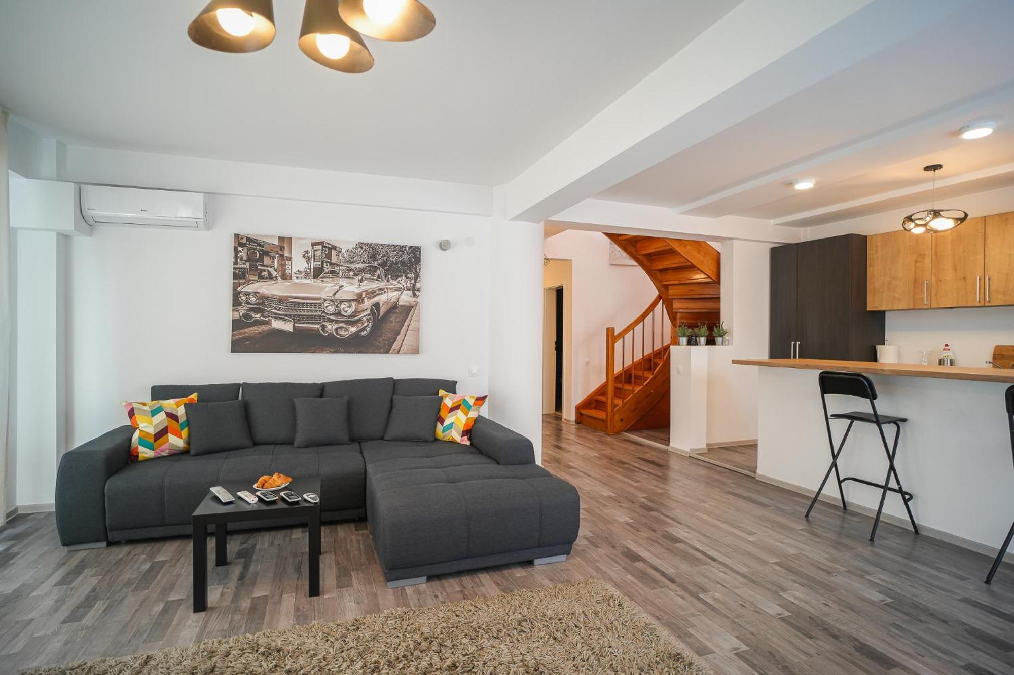 Penthouse With Huge Rooftop Terrace & City View Букурещ Екстериор снимка