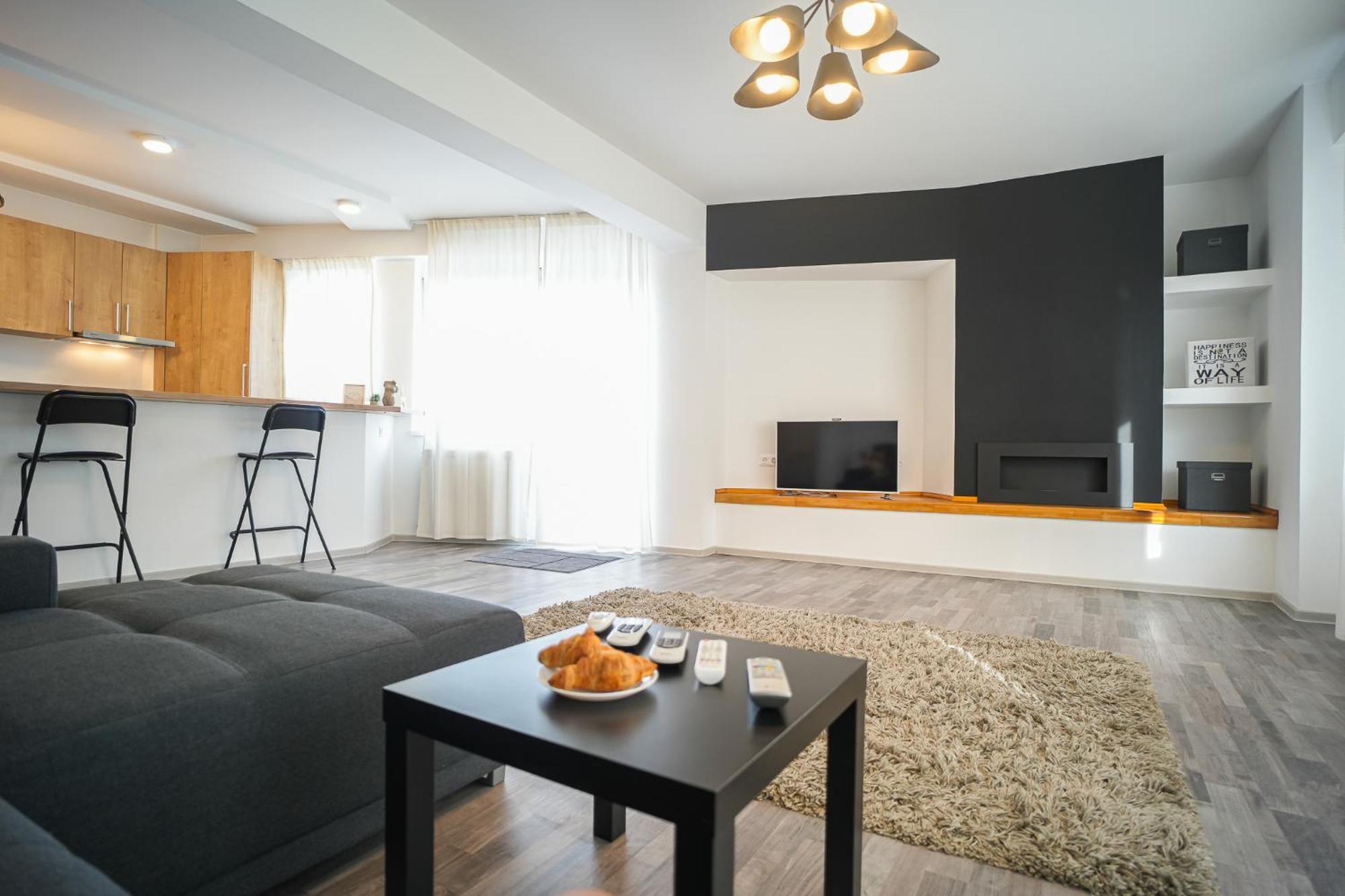 Penthouse With Huge Rooftop Terrace & City View Букурещ Екстериор снимка